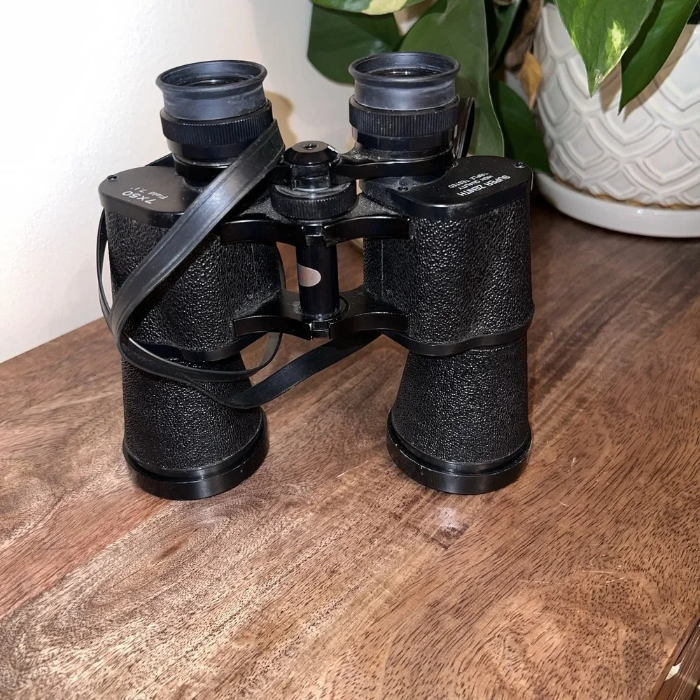 Vintage Super Zenith 7 x 50 mm field binoculars with strap & Lens Caps Field 7.1